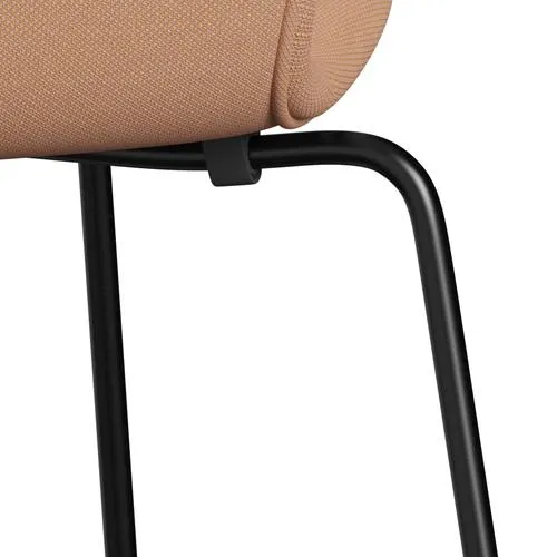 Fritz Hansen Series 7™ Chair Full Upholstery, Black/Steelcut Trio Nude