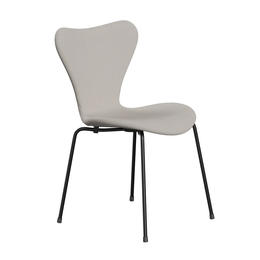 Fritz Hansen Series 7™ Chair Full Upholstery, Black/Steelcut Wool White
