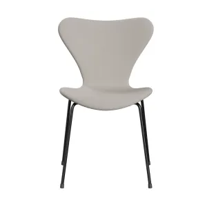 Fritz Hansen Series 7™ Chair Full Upholstery, Black/Steelcut Wool White