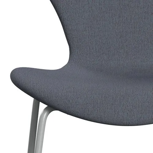 Fritz Hansen Series 7™ Chair Full Upholstery, Nine Grey/Christianshavn Orange/Blue