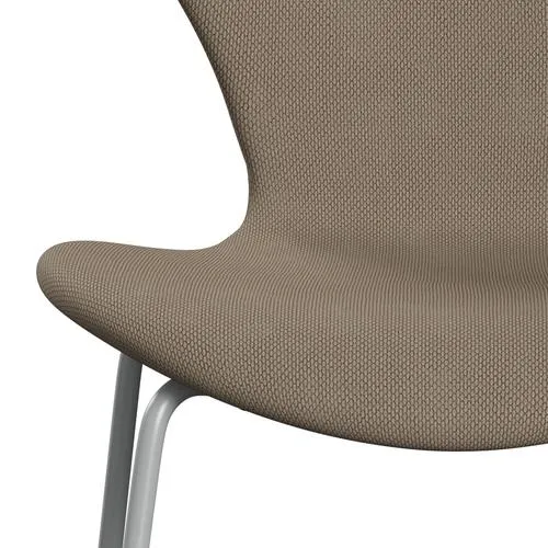 Fritz Hansen Series 7™ Chair Full Upholstery, Nine Grey/Re Wool Beige/Natural