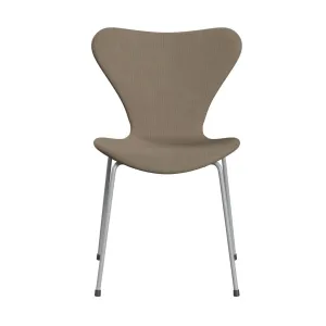 Fritz Hansen Series 7™ Chair Full Upholstery, Nine Grey/Re Wool Beige/Natural