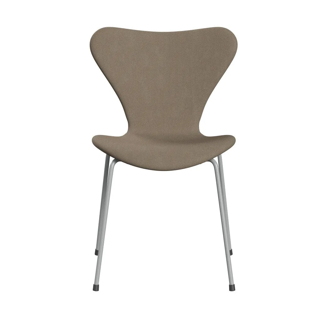 Fritz Hansen Series 7™ Chair Full Upholstery, Nine Grey/Re Wool Beige/Natural