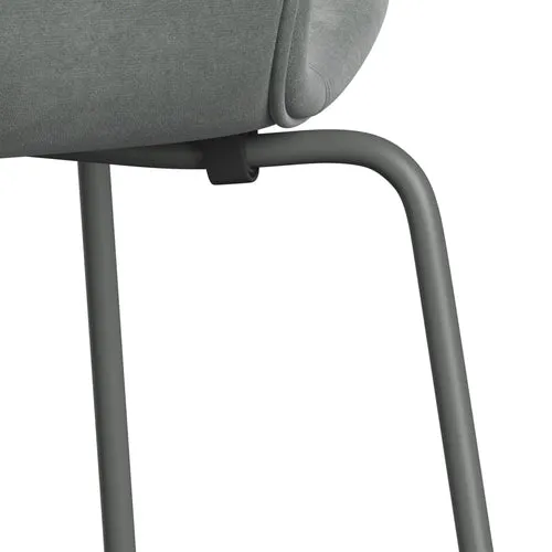 Fritz Hansen Series 7™ Chair Full Upholstery, Silver Grey/Belfast Velvet Seal Grey
