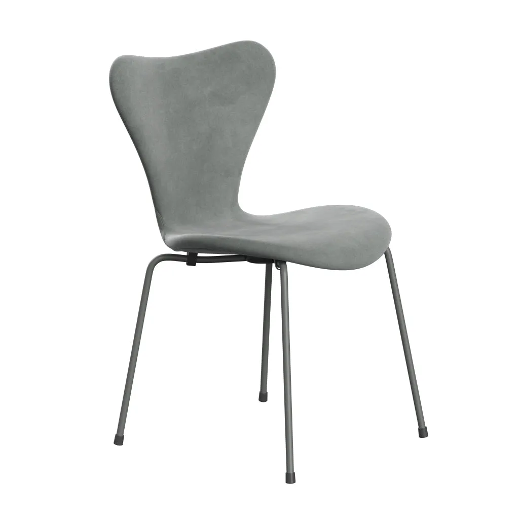 Fritz Hansen Series 7™ Chair Full Upholstery, Silver Grey/Belfast Velvet Seal Grey