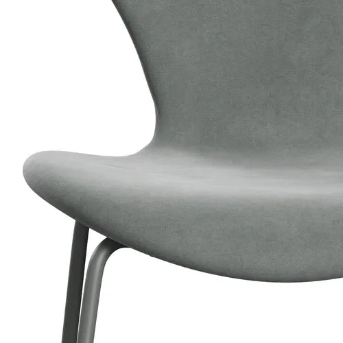 Fritz Hansen Series 7™ Chair Full Upholstery, Silver Grey/Belfast Velvet Seal Grey