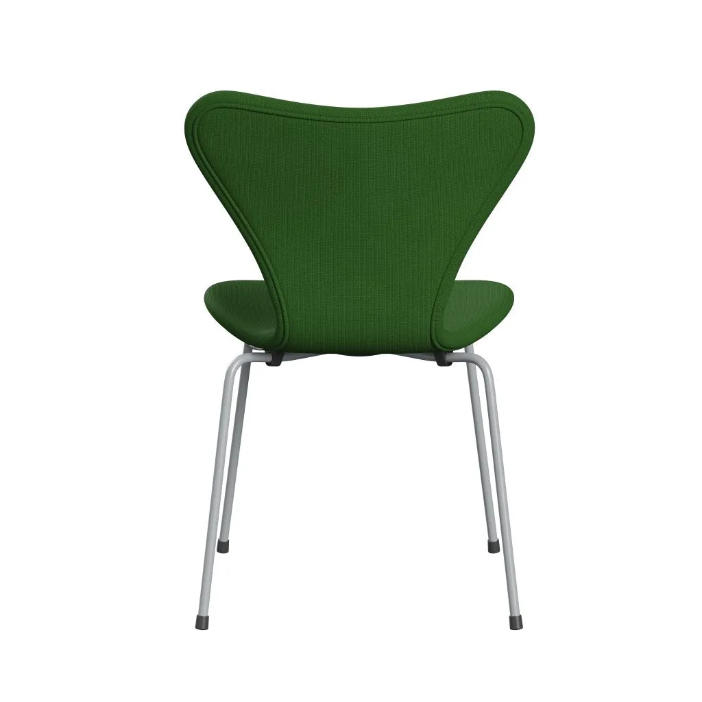 Fritz Hansen Series 7™ Chair Full Upholstery, Silver Grey/Fame Grass Green