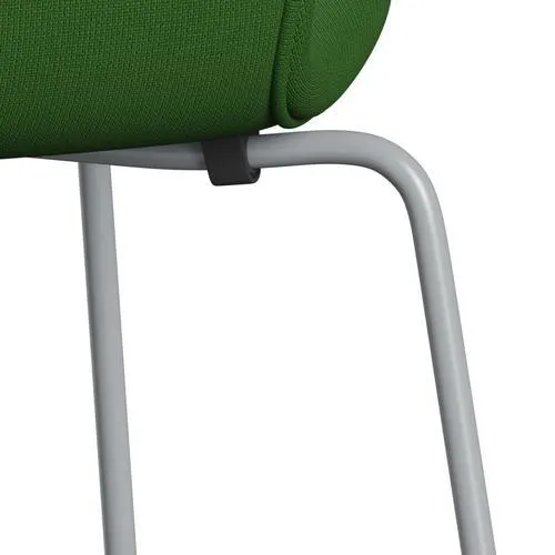 Fritz Hansen Series 7™ Chair Full Upholstery, Silver Grey/Fame Grass Green