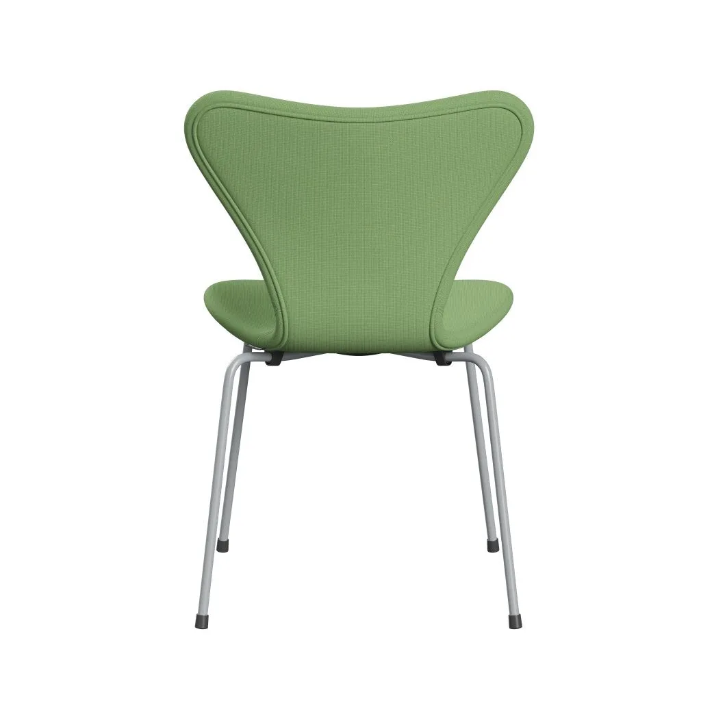 Fritz Hansen Series 7™ Chair Full Upholstery, Silver Grey/Fame Light Green
