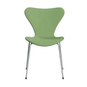 Fritz Hansen Series 7™ Chair Full Upholstery, Silver Grey/Fame Light Green