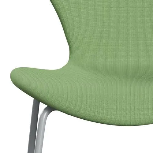 Fritz Hansen Series 7™ Chair Full Upholstery, Silver Grey/Fame Light Green