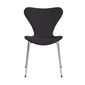 Fritz Hansen Series 7™ Chair Full Upholstery, Silver Grey/Steelcut Trio Warm Dark Blue