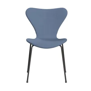 Fritz Hansen Series 7™ Chair Full Upholstery, Warm Graphite/Fame Grey Blue