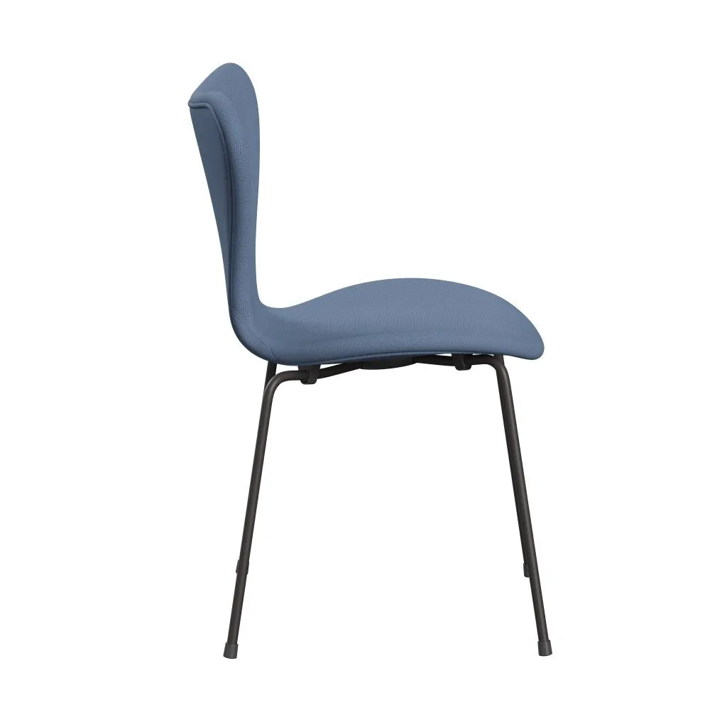 Fritz Hansen Series 7™ Chair Full Upholstery, Warm Graphite/Fame Grey Blue