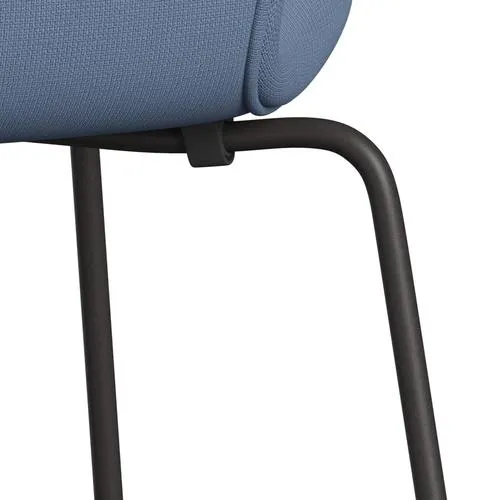 Fritz Hansen Series 7™ Chair Full Upholstery, Warm Graphite/Fame Grey Blue