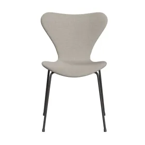 Fritz Hansen Series 7™ Chair Full Upholstery, Warm Graphite/Hallingdal Light Grey (Hal103)