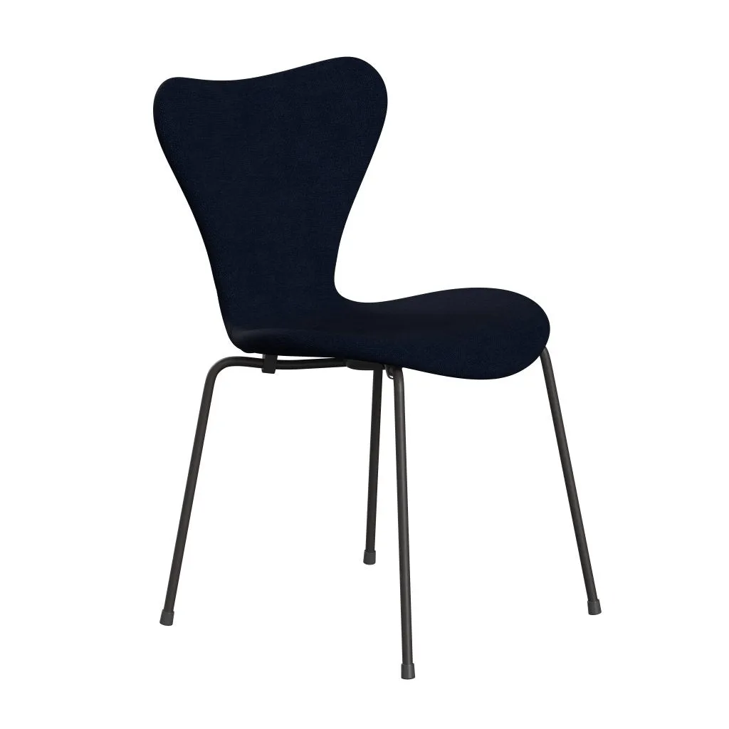 Fritz Hansen Series 7™ Chair Full Upholstery, Warm Graphite/Hallingdal Royal Blue