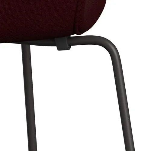 Fritz Hansen Series 7™ Chair Full Upholstery, Warm Graphite/Hallingdal Wine Red
