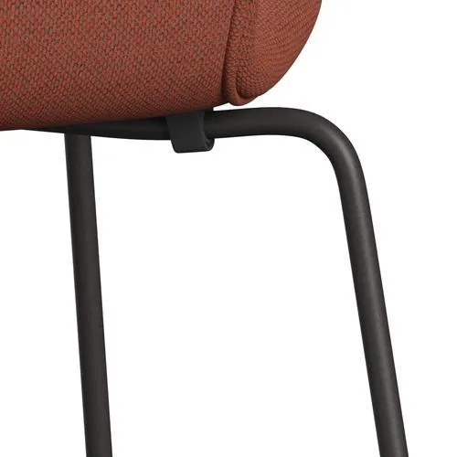 Fritz Hansen Series 7™ Chair Full Upholstery, Warm Graphite/Re Wool Coral Red/Natural