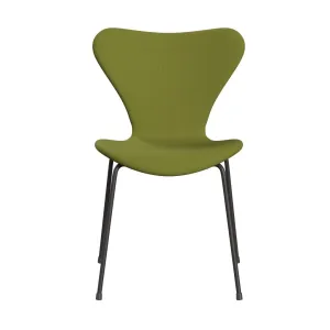 Fritz Hansen Series 7™ Chair Full Upholstery, Warm Graphite/Steelcut Light Military Green