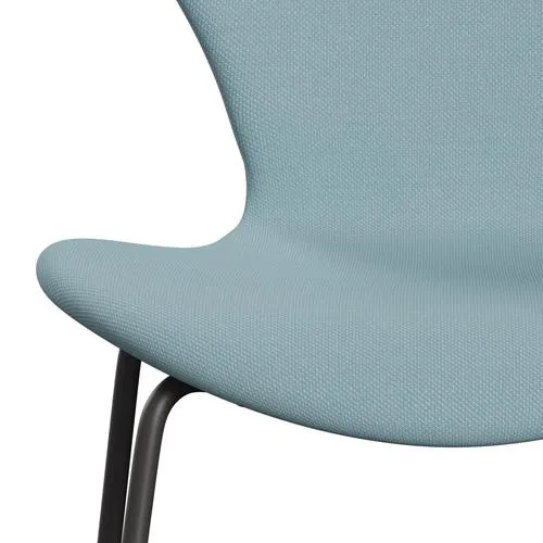 Fritz Hansen Series 7™ Chair Full Upholstery, Warm Graphite/Steelcut Pastel Blue