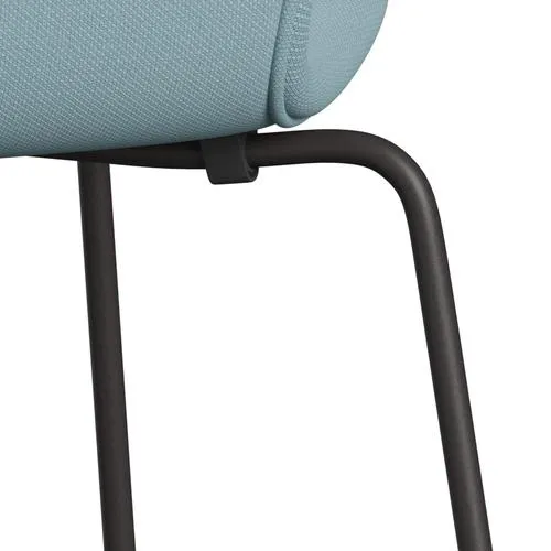 Fritz Hansen Series 7™ Chair Full Upholstery, Warm Graphite/Steelcut Pastel Blue