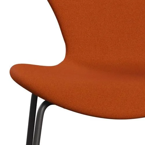 Fritz Hansen Series 7™ Chair Full Upholstery, Warm Graphite/Tonus Orange (Ton605)