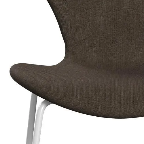 Fritz Hansen Series 7™ Chair Full Upholstery, White/Canvas Military Green
