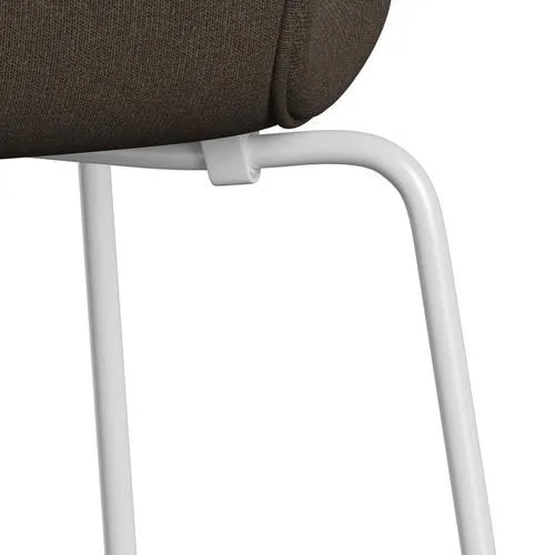 Fritz Hansen Series 7™ Chair Full Upholstery, White/Canvas Military Green