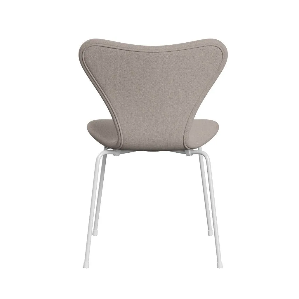 Fritz Hansen Series 7™ Chair Full Upholstery, White/Christianshavn Light Beige