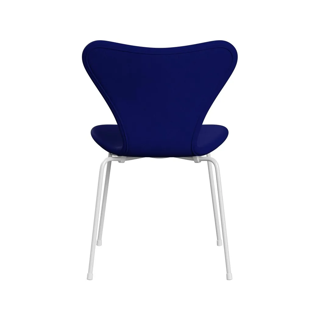 Fritz Hansen Series 7™ Chair Full Upholstery, White/Comfort Blue (C66008)