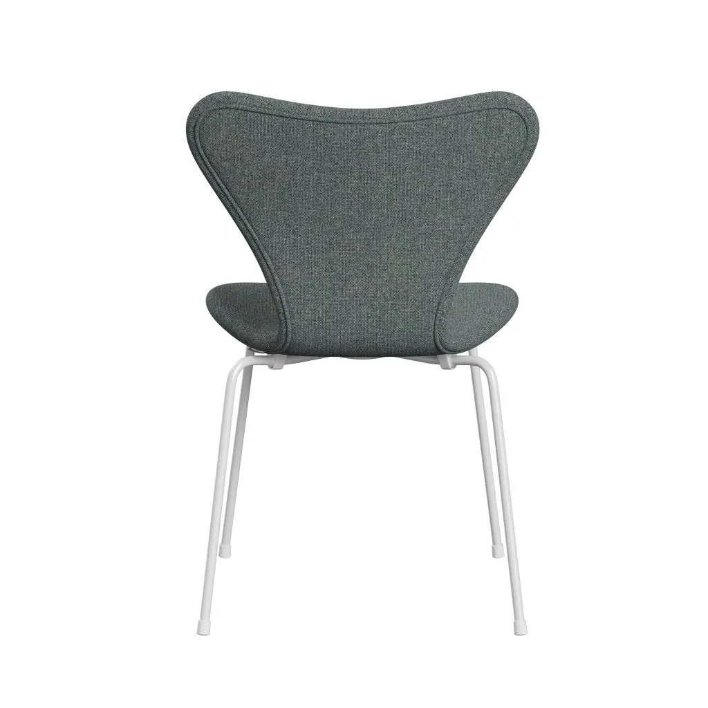 Fritz Hansen Series 7™ Chair Full Upholstery, White/Hallingdal Grey