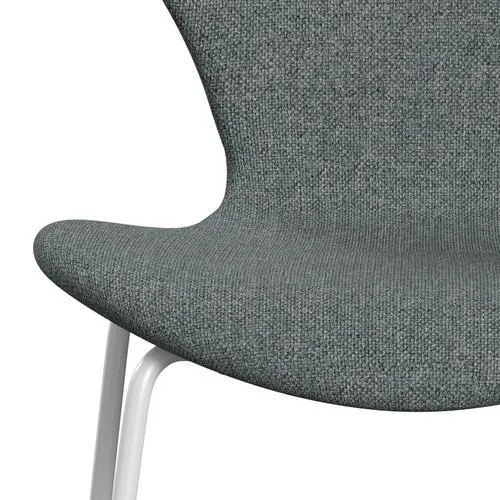 Fritz Hansen Series 7™ Chair Full Upholstery, White/Hallingdal Grey