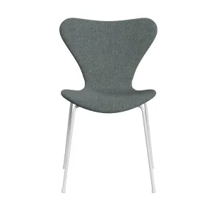 Fritz Hansen Series 7™ Chair Full Upholstery, White/Hallingdal Grey