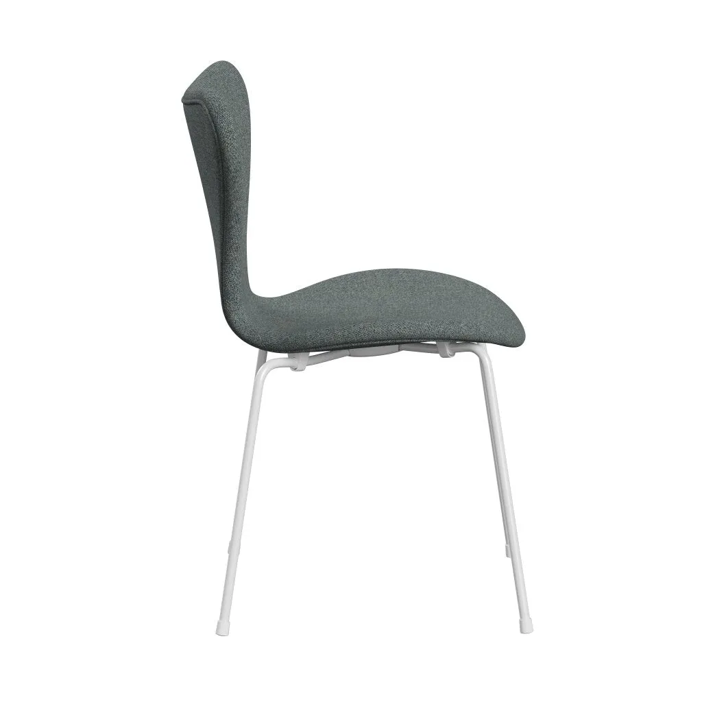Fritz Hansen Series 7™ Chair Full Upholstery, White/Hallingdal Grey