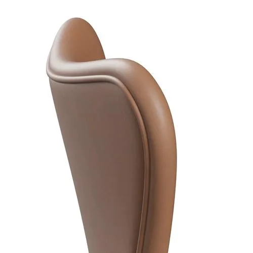 Fritz Hansen Series 7™ Chair Full Upholstery, White/Rustic Leather