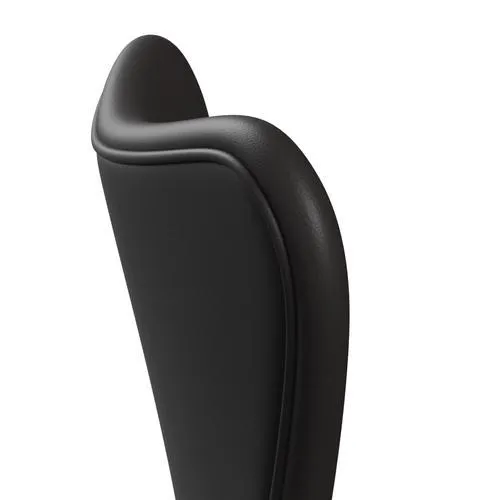 Fritz Hansen Series 7™ Chair Full Upholstery, White/Soft Black Brown