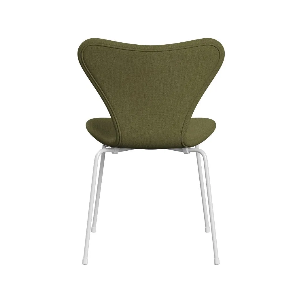 Fritz Hansen Series 7™ Chair Full Upholstery, White/Tonus Dusty Green