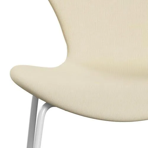 Fritz Hansen Series 7™ Chair Full Upholstery, White/Tonus Wool White