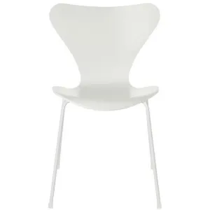 Fritz Hansen Series 7™ Chair Lacquered White Shell, White Base
