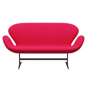 Fritz Hansen Swan™ Sofa 2 Seater, Brown Bronze/Divina Lipstick Pink