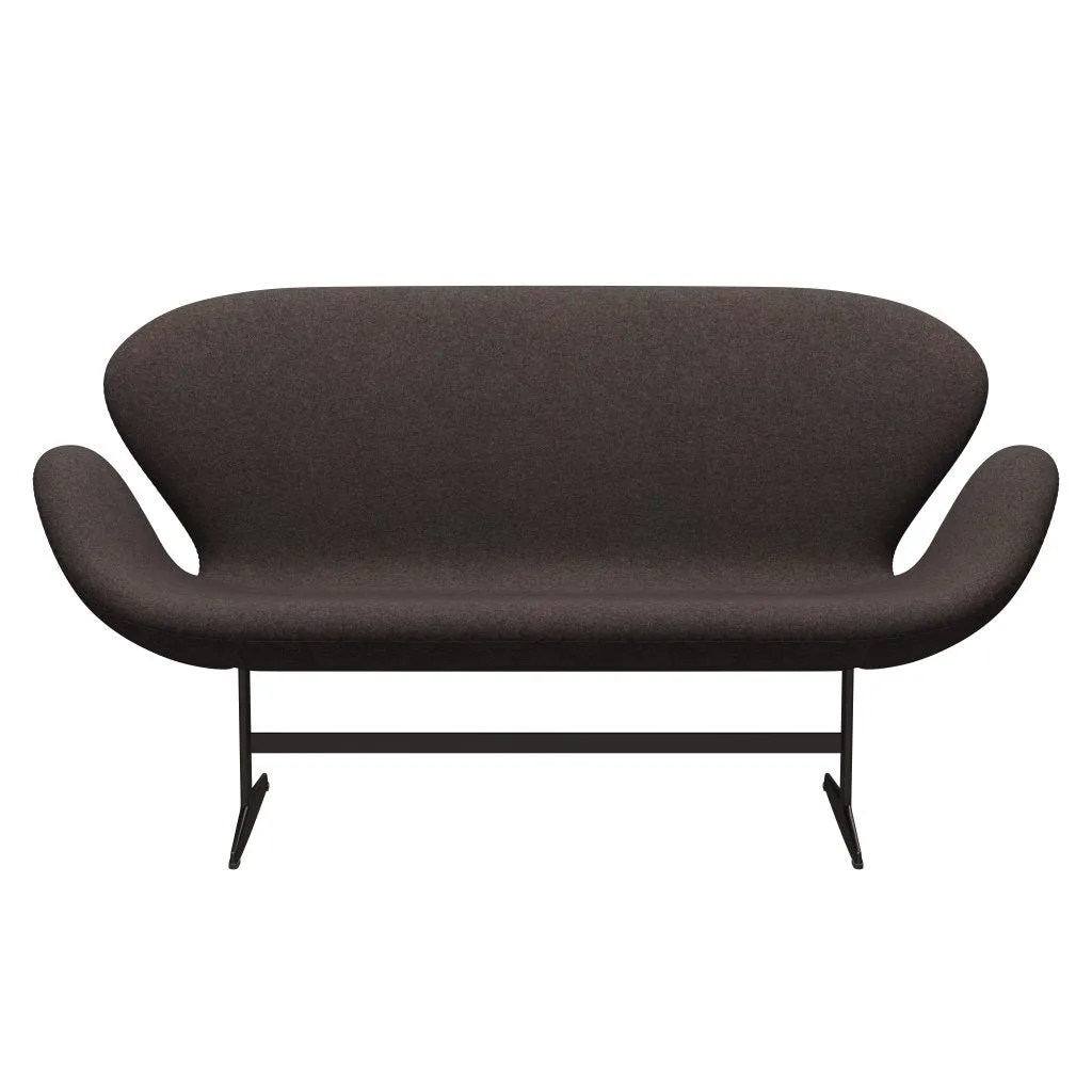 Fritz Hansen Swan™ Sofa 2 Seater, Brown Bronze/Divina Md Chocolate