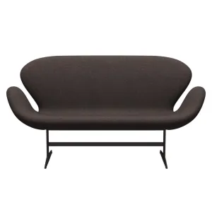 Fritz Hansen Swan™ Sofa 2 Seater, Brown Bronze/Divina Md Chocolate