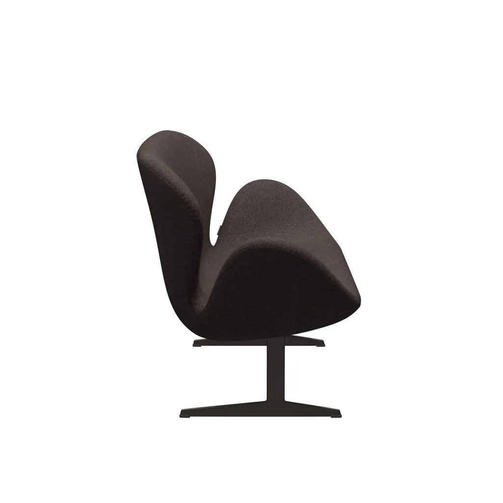 Fritz Hansen Swan™ Sofa 2 Seater, Brown Bronze/Divina Md Chocolate