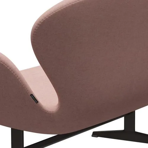 Fritz Hansen Swan™ Sofa 2 Seater, Brown Bronze/Divina Md Soft Pink