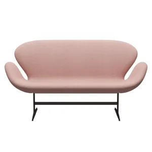 Fritz Hansen Swan™ Sofa 2 Seater, Brown Bronze/Divina Md Soft Pink