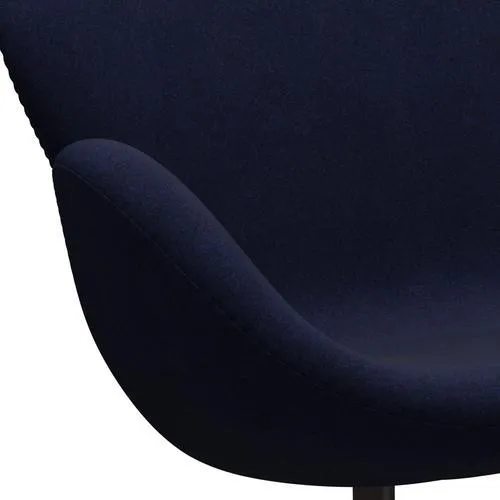 Fritz Hansen Swan™ Sofa 2 Seater, Brown Bronze/Divina Melange Dark Blue