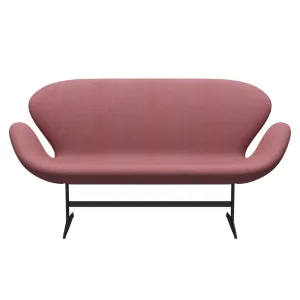 Fritz Hansen Swan™ Sofa 2 Seater, Brown Bronze/Divina Melange Pink