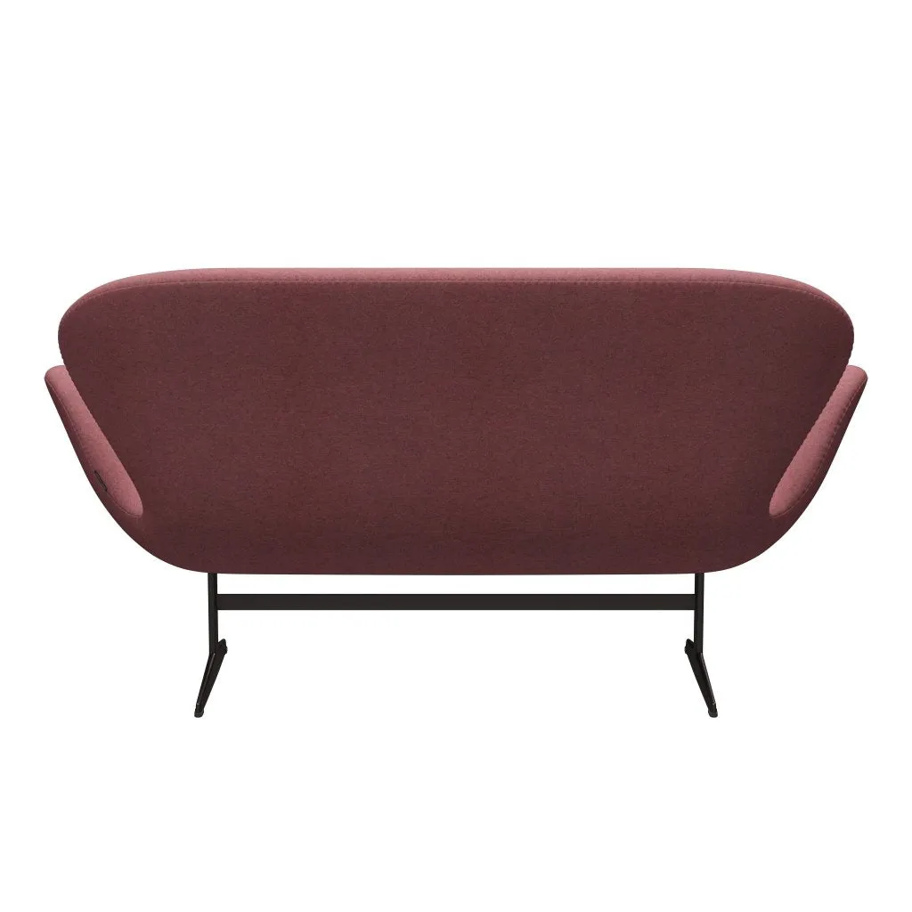 Fritz Hansen Swan™ Sofa 2 Seater, Brown Bronze/Divina Melange Pink