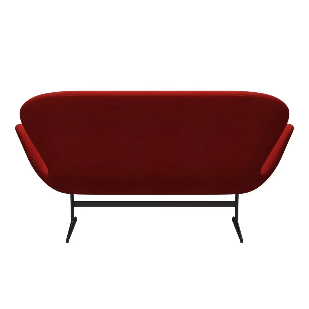 Fritz Hansen Swan™ Sofa 2 Seater, Brown Bronze/Divina Melange Red